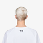 Y-3 | RAW EDGE 3 STRIPES SHORT SLEEVE TEE { CHALK WHITE