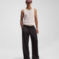 ALMOST GODS | PLEATED SWEATPANTS { BROWN