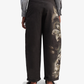 ALMOST GODS | LILIES BARREL PANTS { BLACK