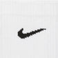 NIKE | EVERYDAY PLUS CUSHIONED { WHITE/BLACK
