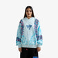 F A R A K | REMINISCENCE HANDMADE HOODIE { PASTEL BLUE
