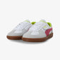 PUMA | PALERMO { WHITE/FLURO PINK PES