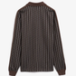PUMA | x JJJJOUND T7 LONGSLEEVE POLO { CHOCOLATE