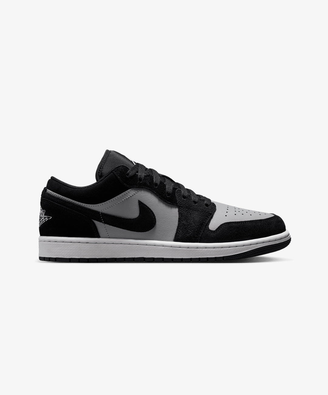JORDAN | AIR JORDAN 1 LOW { BLACK/WHITE-LT SMOKE GREY