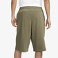 Nike | AIR OVERSIZED FLEECE SHORTS  { MEDIUM OLIVE/PHANTOM