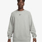 Nike | NOCTA FLEECE CS CREW { DARK GREY HEATHER/MATTE SILVER/BLACK