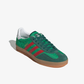 ADIDAS ORIGINALS | GAZELLE INDOOR { GREEN/BETTER SCARLET/COLLEGIATE GREEN