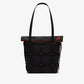 NIKE | SPORTSWEAR CARGO TOTE (12L) { BLACK/BLACK/ORANGE