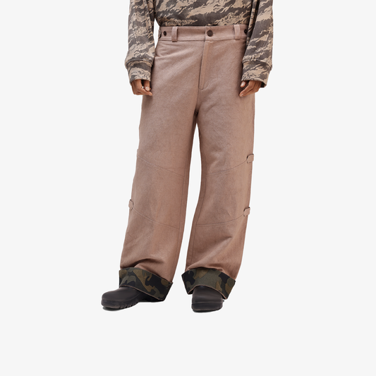 ALMOST GODS | PANELLED PANTS { SAND