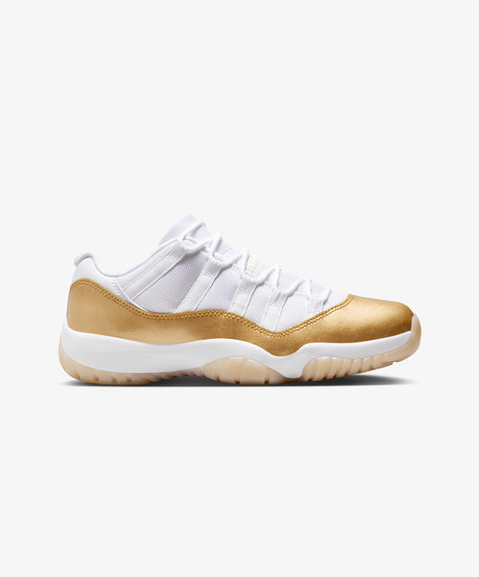 JORDAN | AIR JORDAN 11 RETRO LOW "MOTHER'S DAY" { WHITE/TEAM GOLD/METALLIC GOLD