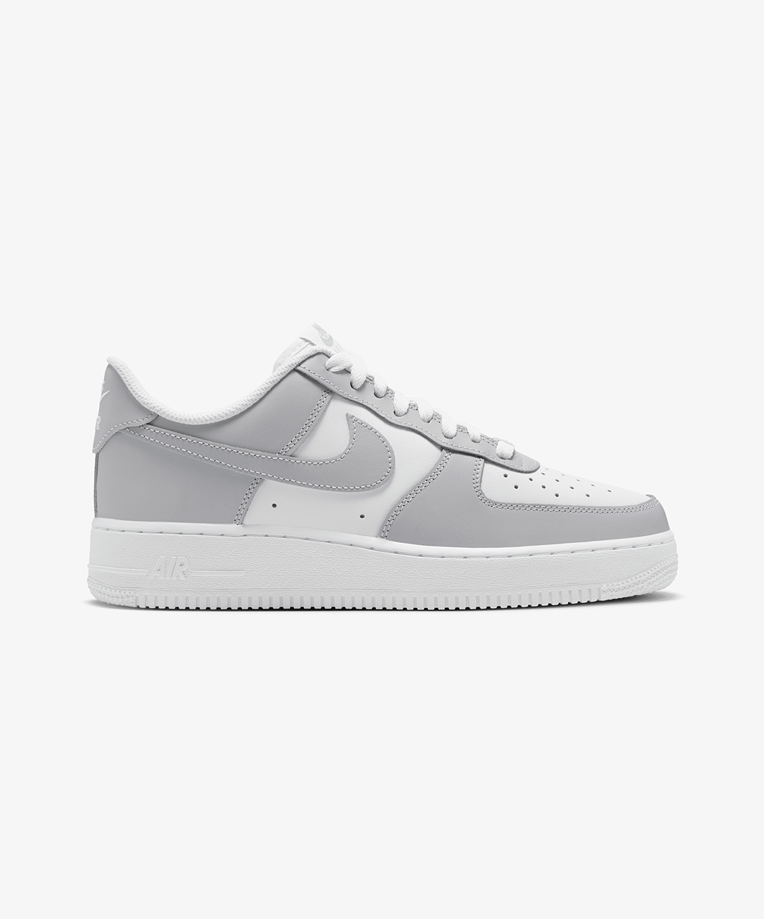 Nike | AIR FORCE 1 '07 { WHITE/LT SMOKE GREY-WHITE-LT SMOKE GREY