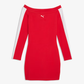 PUMA | T7 LONG SLEEVE DRESS { RED/WHITE