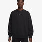 Nike | NOCTA FLEECE CS CREW { BLACK/WHITE