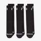 Jordan | CREW SOCKS (3 PAIRS) { BLACK