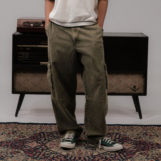 Superkicks | WASHED CARGO PANT { BROWN