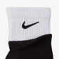 NIKE | EVERYDAY PLUS CUSHIONED TRAINING ANKLE SOCKS { BLACK/WHITE/BLACK