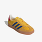 ADIDAS ORIGINALS | GAZELLE INDOOR { BOLD GOLD/POWER BLUE/TEAM COLLEGIATE RED