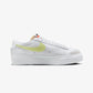 NIKE | BLAZER LOW PLATFORM { WHITE/LIFE LIME-TM ORANGE-BLACK