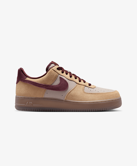 Nike | AIR FORCE 1 '07 PREMIUM { LINEN/BURGUNDY CRUSH-MOON PARTICLE