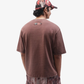 ALMOST GODS | TEMPLAR JACQUARD BOXY TEE { PLUM