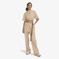 Nike | SHORT-SLEEVE CROPPED TOP  { HEMP/BAROQUE BROWN