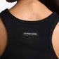 ALMOST GODS | ALPHA CROSS RIBBED TANK { BLACK