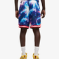 PUMA | X POKEMON ALL OVER PRINTED BASKETBALL SHORTS {  PUMA BLACK-AOP