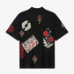 F A R A K | THINKING LOUD' BLOCK PRINT TEE { BLACK