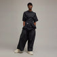 Y-3 | SAIL CLOSURE SHORT SLEEVE TEE  { BLACK