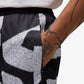 JORDAN | JORDAN SPORT DRI-FIT MESH DIAMOND SHORTS { BLACK/BLACK