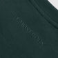 ALMOST GODS | ALPHA CROSS EMBROIDERED TEE { GREEN
