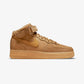 NIKE | AIR FORCE 1 MID '07  { FLAX/WHEAT-GUM LIGHT BROWN-BLACK