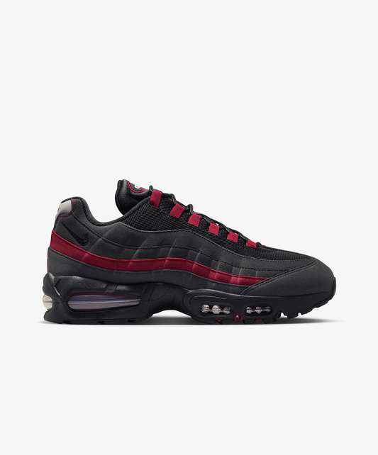 Nike | AIR MAX 95 BIG BUBBLE "OG" { BLACK/BLACK-TEAM CRIMSON-WOLF GREY