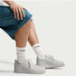 NIKE | AIR FORCE 1 '07 EDGE { SAIL/SAIL-METALLIC SILVER