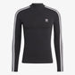 Adidas Originals | ADICOLOR CLASSICS 3-STRIPES HIGH NECK LONG SLEEVE TEE  { BLACK
