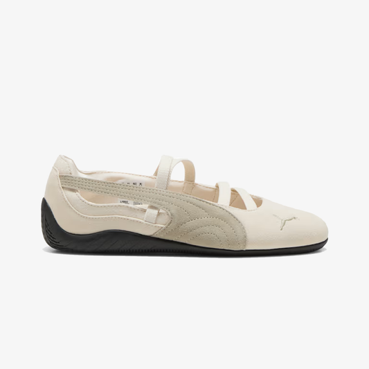PUMA | SPEEDCAT SUEDE BALLET { ALPINE SNOW-BLACK