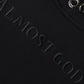 ALMOST GODS | SHATTERED ALPHA CROSS HOODIE { BLACK