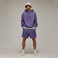 Y-3 | ORGANIC COTTON TERRY SHORTS  { TECH PURPLE