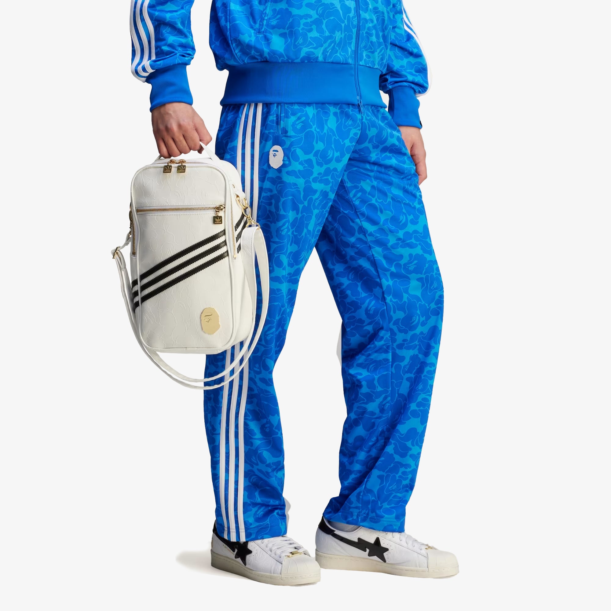 Adidas Originals | BAPE FIREBIRD TRACK PANTS { BLUE – Superkicks Adidas Originals | BAPE FIREBIRD TRACK PANTS { BLUE – Superkicks