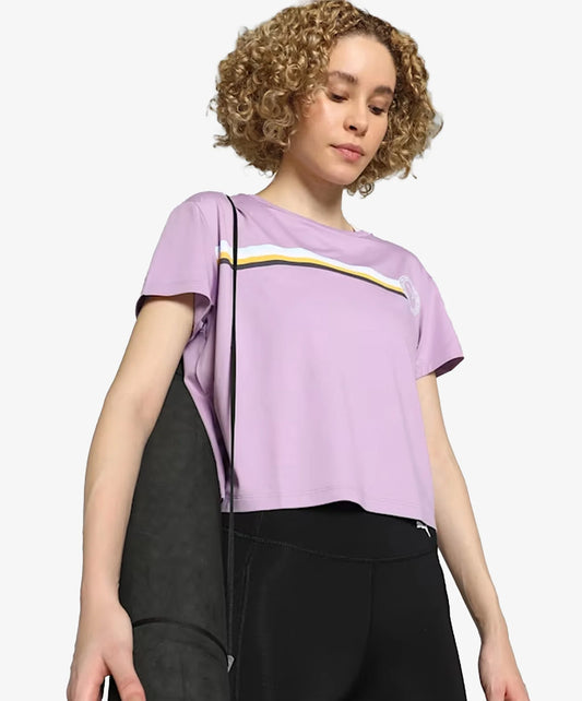 Puma | X LEMLEM TRAINING T-SHIRT  { VIVID VIOLET