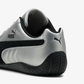 PUMA | SPEEDCAT METALLIC { SILVER-PUMA BLACK