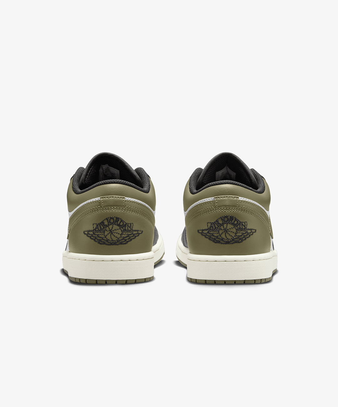 Buy Jordan Air Jordan 1 Low Black & Medium Olive Shoes for Men
