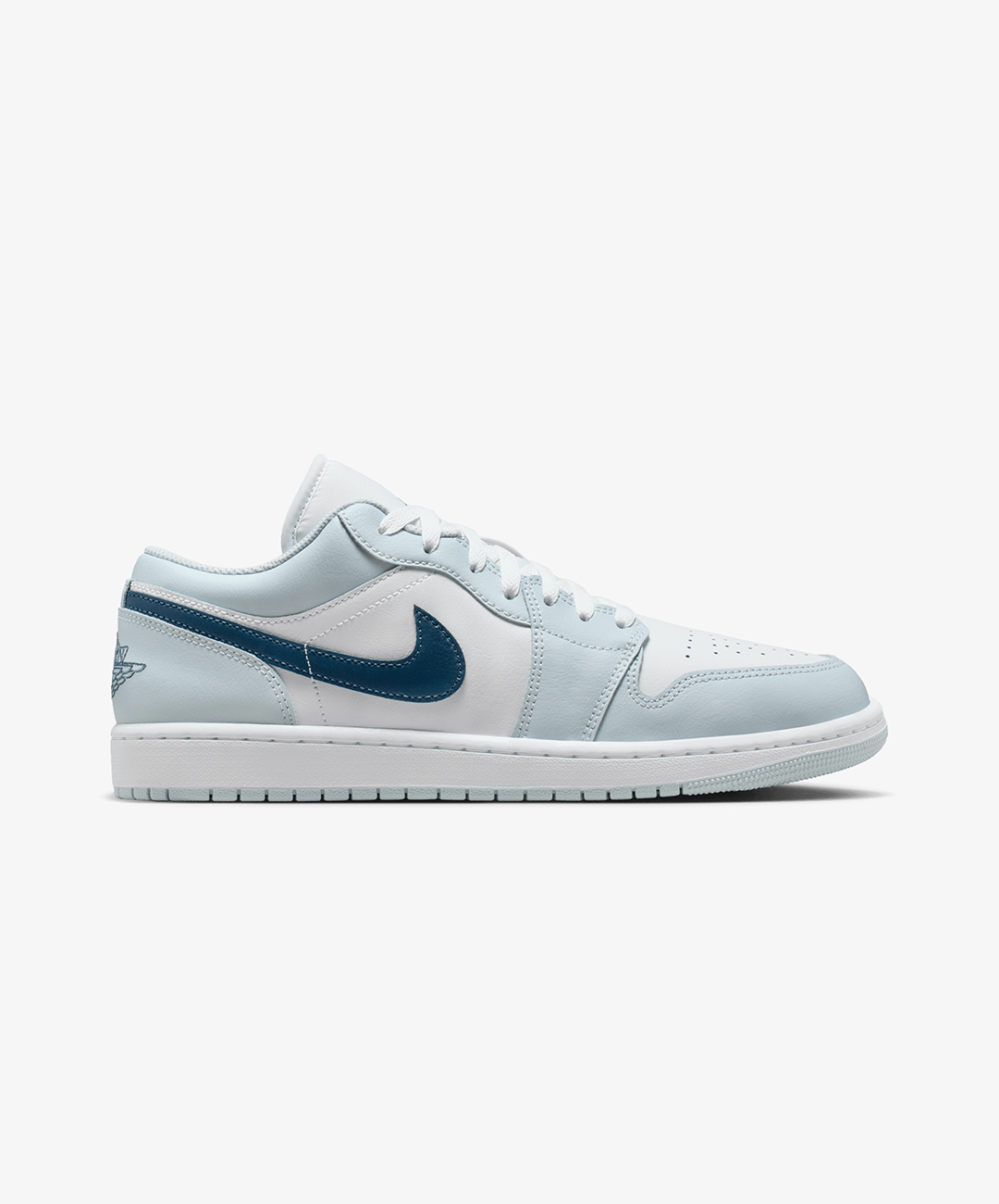 JORDAN | AIR JORDAN 1 LOW { AURA/SQUADRON BLUE-WHITE