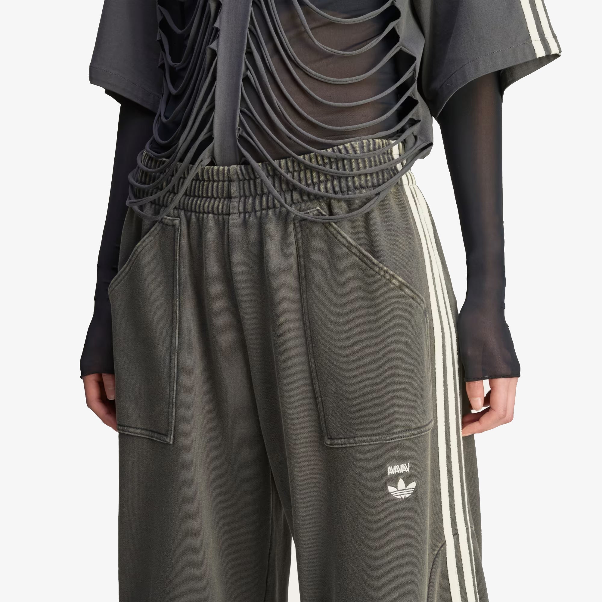 Adidas Originals | AVAVAV PLEATED TRACK PANTS { CARBON – Superkicks