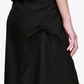 Y-3 | SPORT UNIFORM RAW CUT 3 STRIPES SKIRT { BLACK