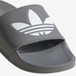 ADIDAS | ADILETTE LITE SLIDES {  GREY/CLOUD WHITE