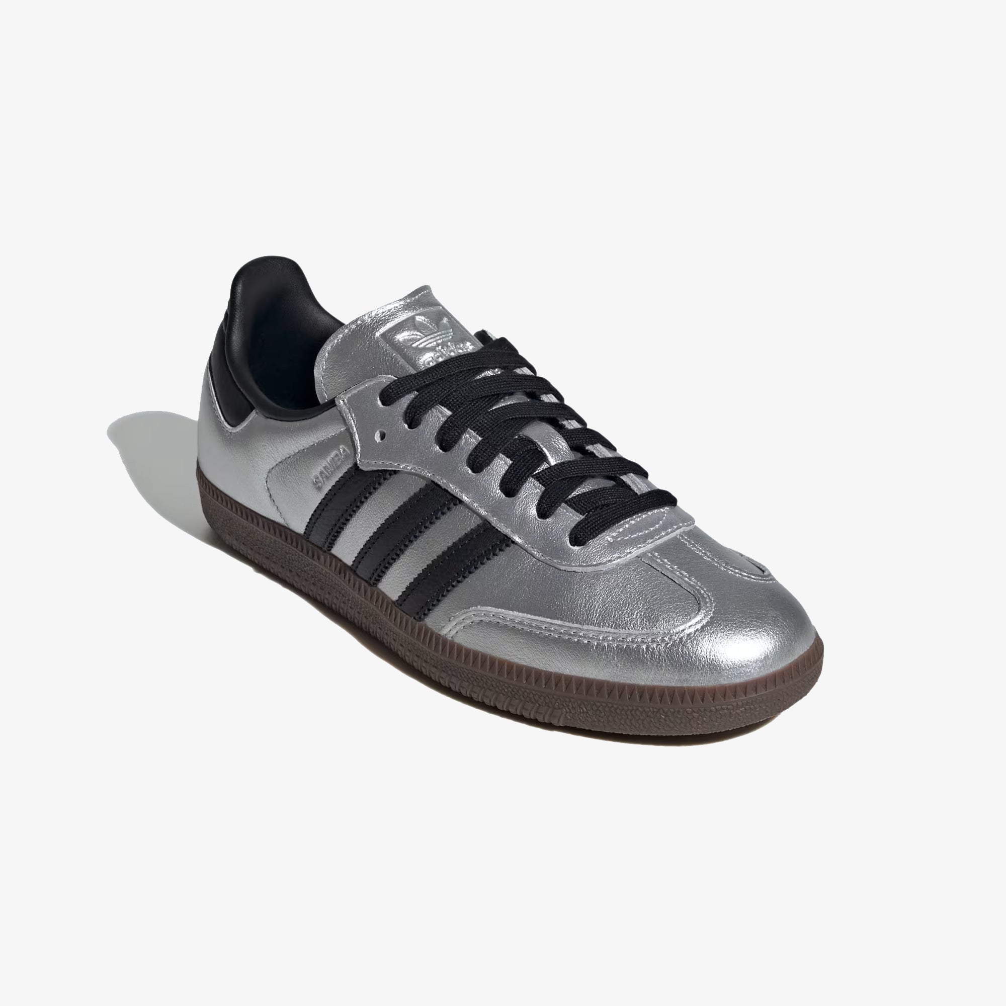 ADIDAS ORIGINALS | SAMBA OG { SILVER METALLIC/CORE BLACK