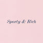 SPORTY & RICH | HOTEL DU CAP T-SHIRT { EDEN PINK/NAVY
