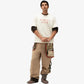 ALMOST GODS | LOGO RELAXED TEE { OFF WHITE