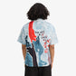 F A R A K | FLEETING MEMORIES SHIRT { BLUE/BLUE